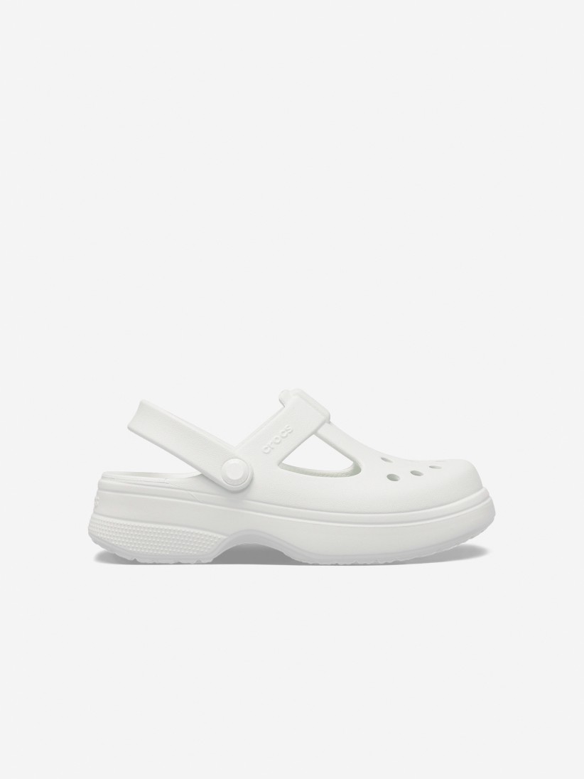Sandlias Crocs Classic Mary Jane Toddler Brancas