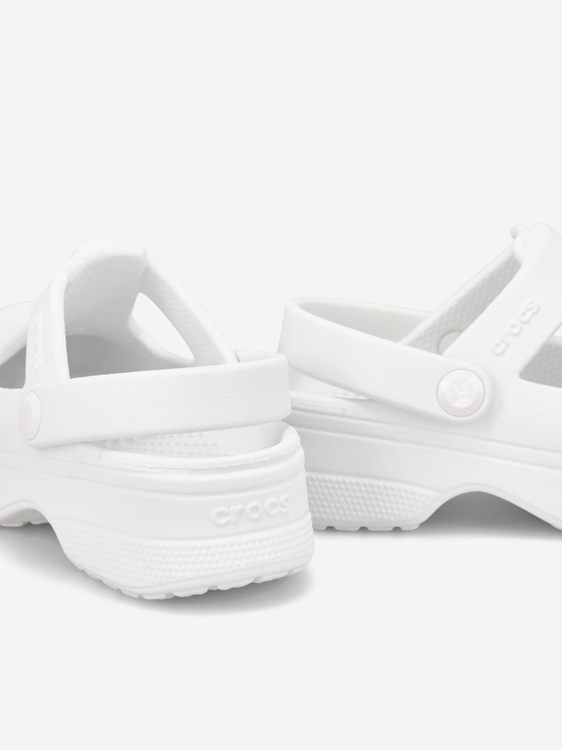 Sandálias Crocs Classic Mary Jane Toddler Brancas