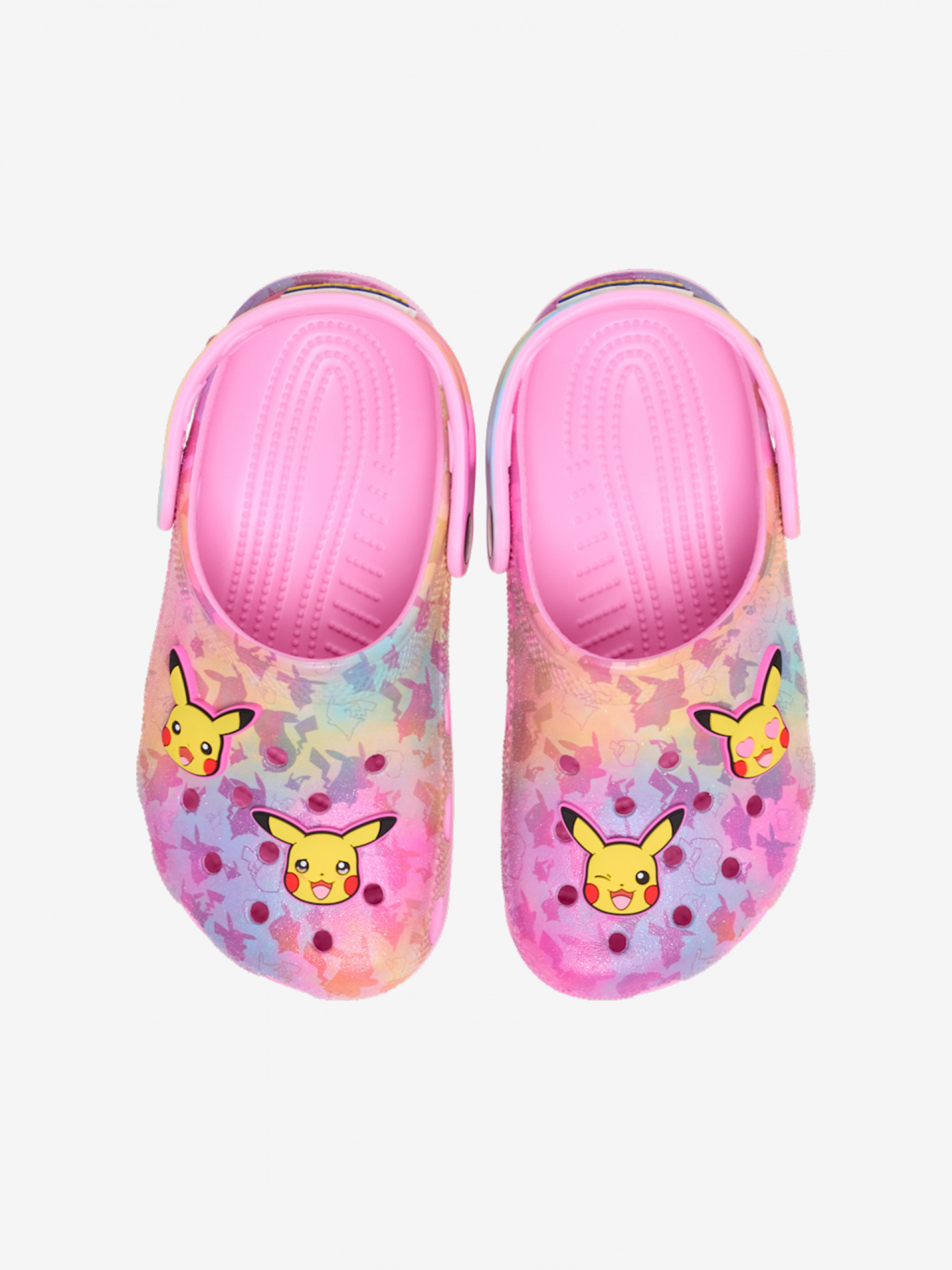 Crocs Classic Pikachu Kids Pink Sandals