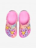Sandlias Crocs Classic Pikachu Kids Rosa