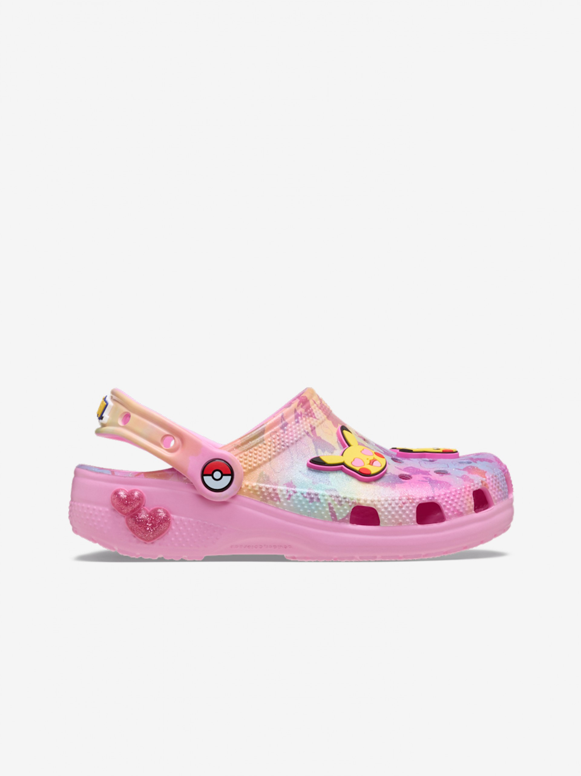 Crocs Classic Pikachu Kids Pink Sandals