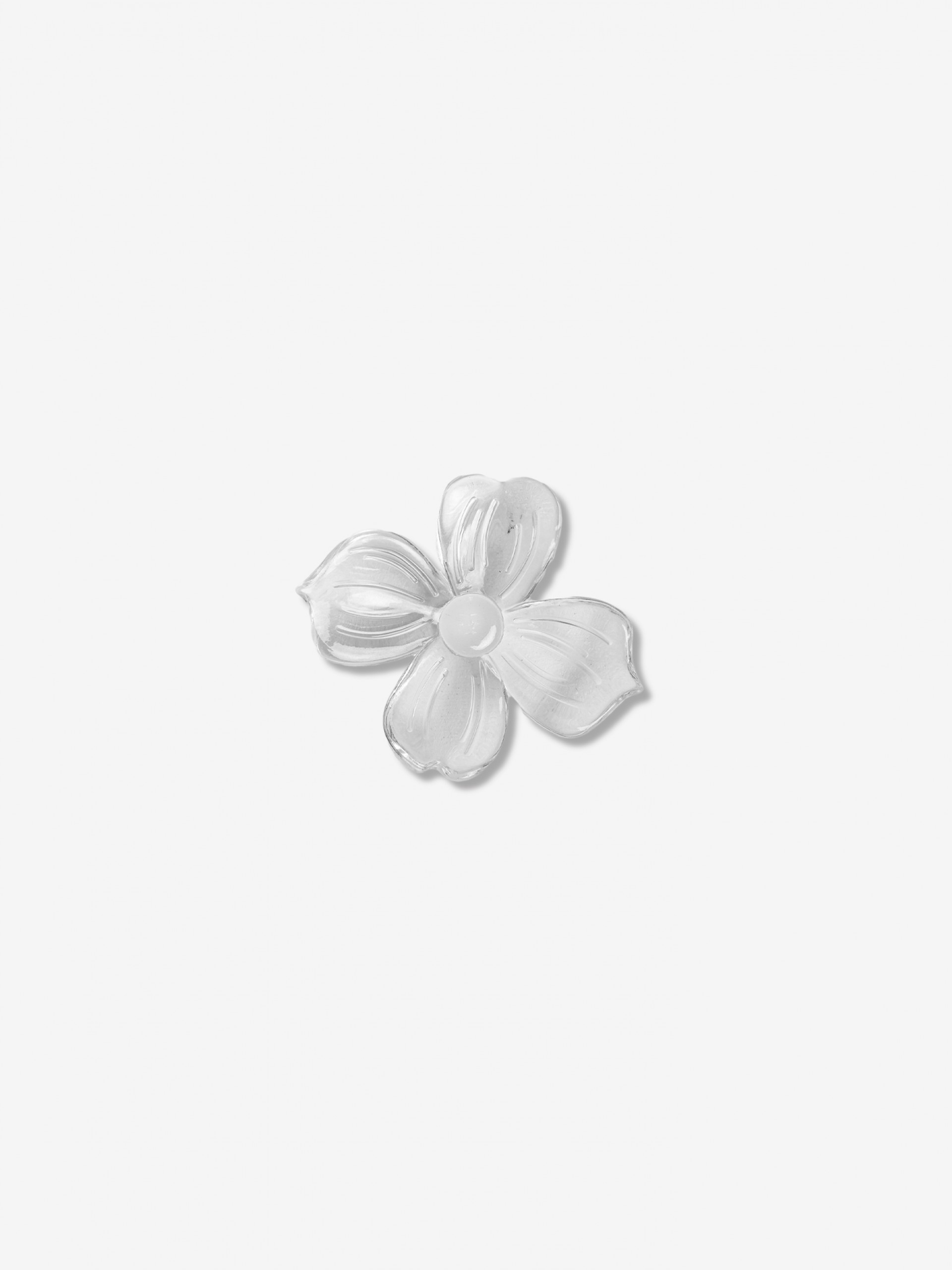 Pin Crocs Jibbitz Flor Transparente