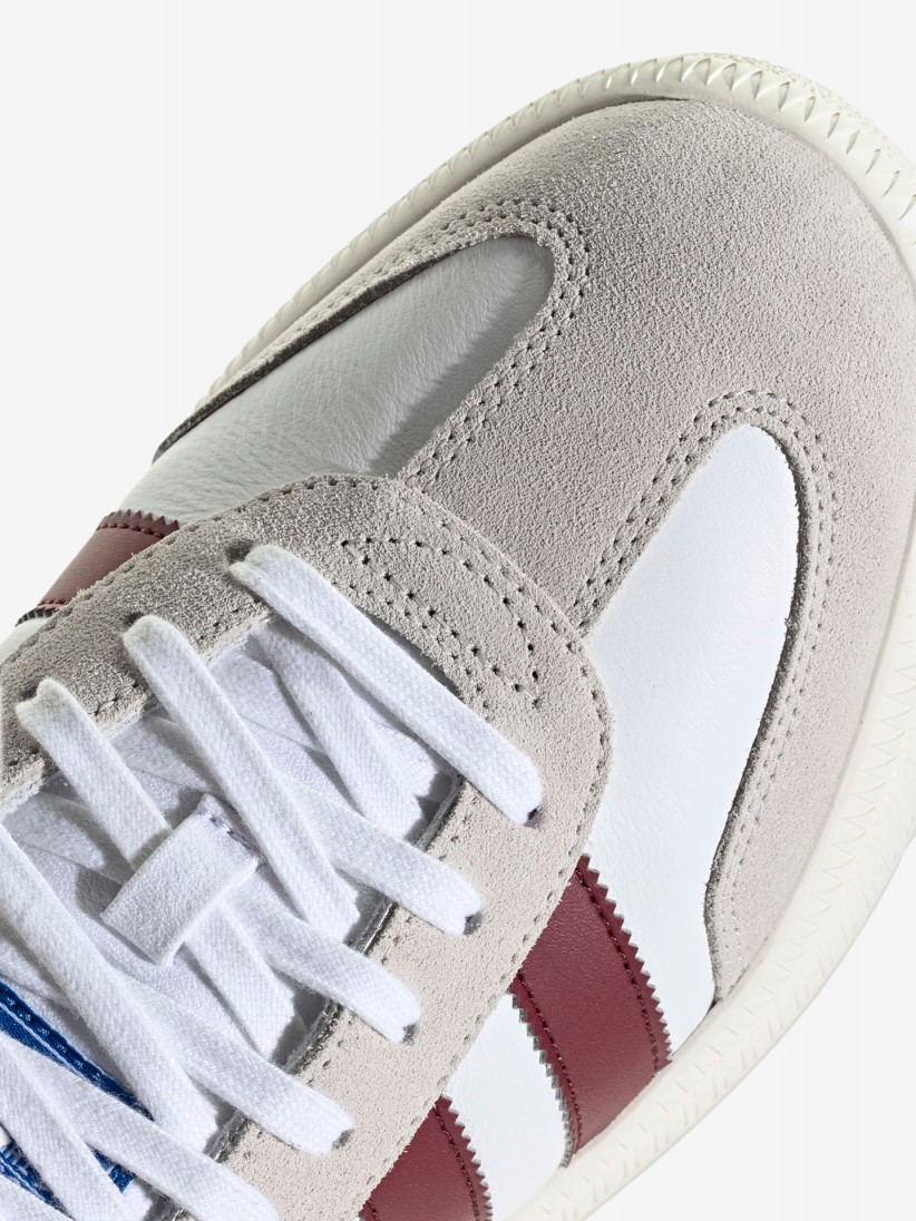 Sapatilhas Adidas Samba XLG Brancas e Bordeaux