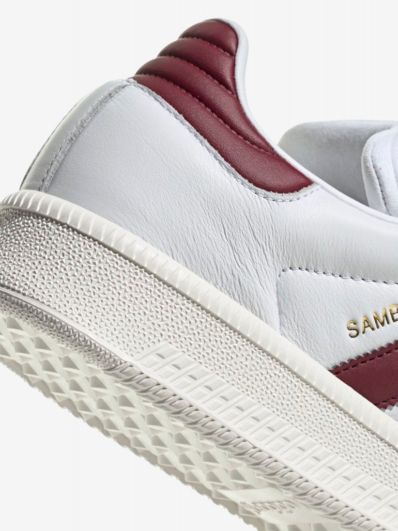 Sapatilhas Adidas Samba XLG Brancas e Bordeaux