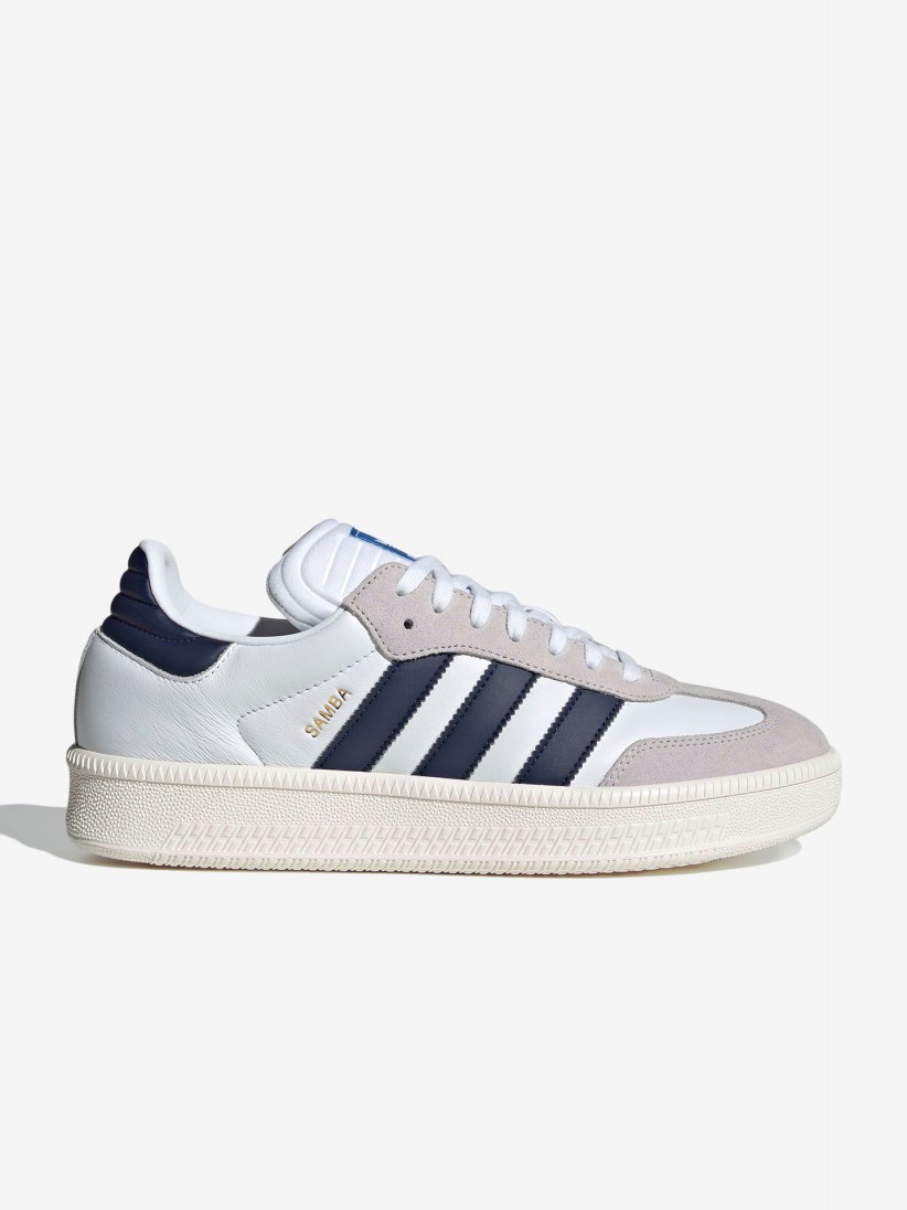 Adidas Samba XLG White and Blue Sneakers