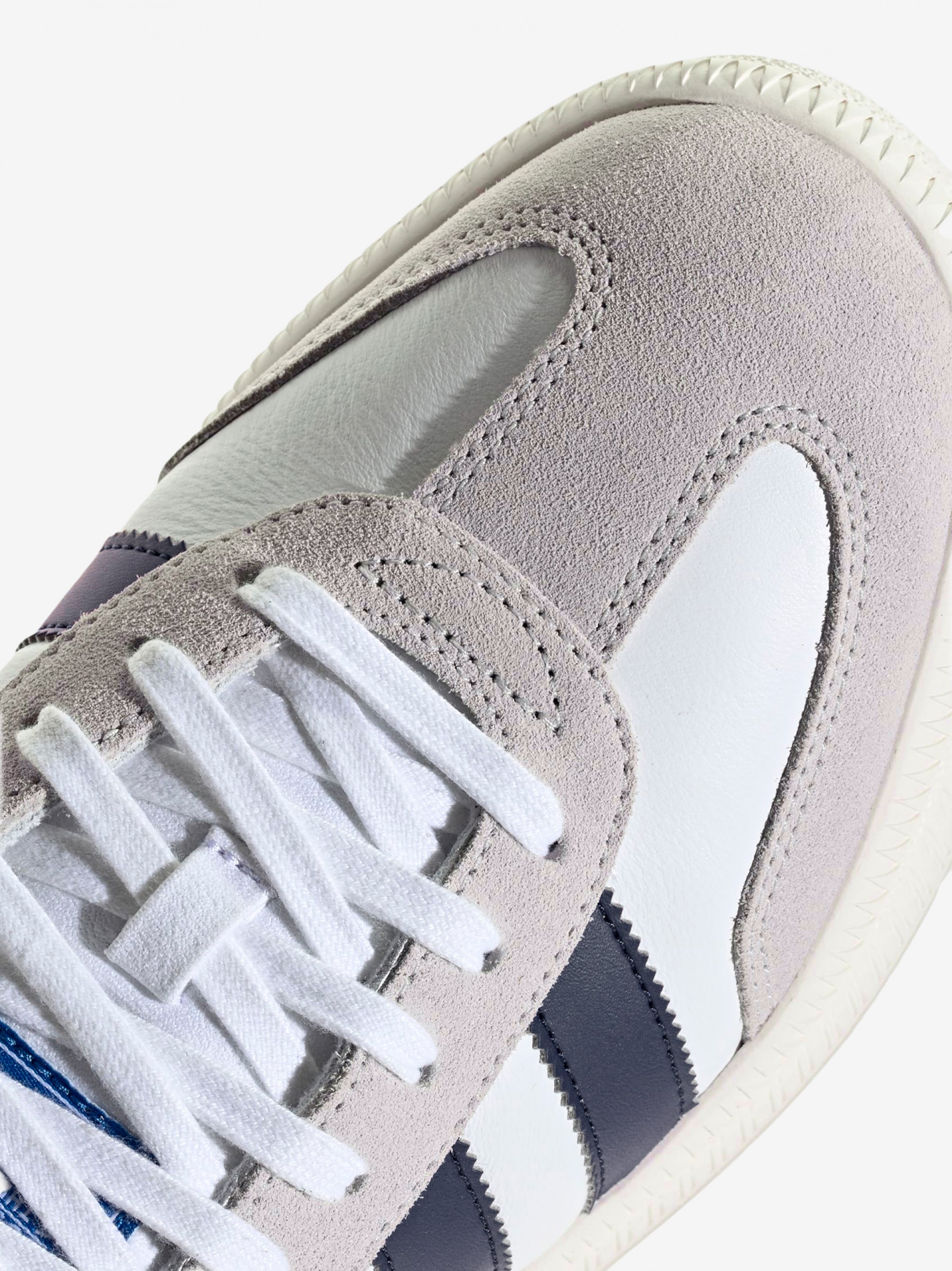 Sapatilhas Adidas Samba XLG Brancas e Azuis