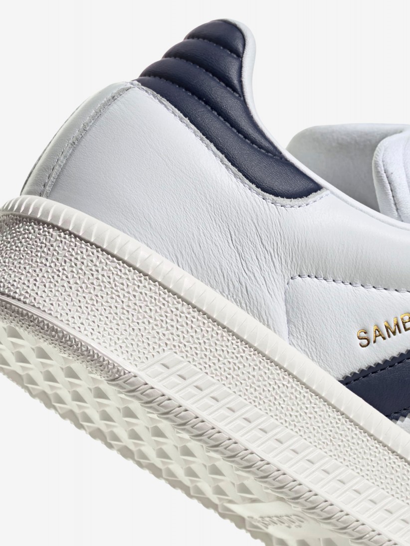 Adidas Samba XLG White and Blue Sneakers