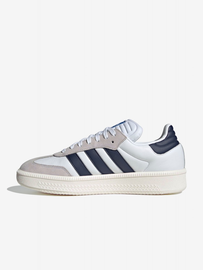 Adidas Samba XLG White and Blue Sneakers