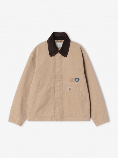 Carhartt WIP OG Arcan Graphic Beige Jacket