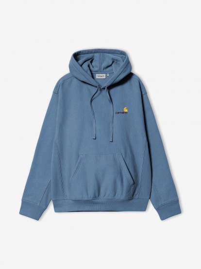 Camisola com Capuz Carhartt WIP American Script Azul