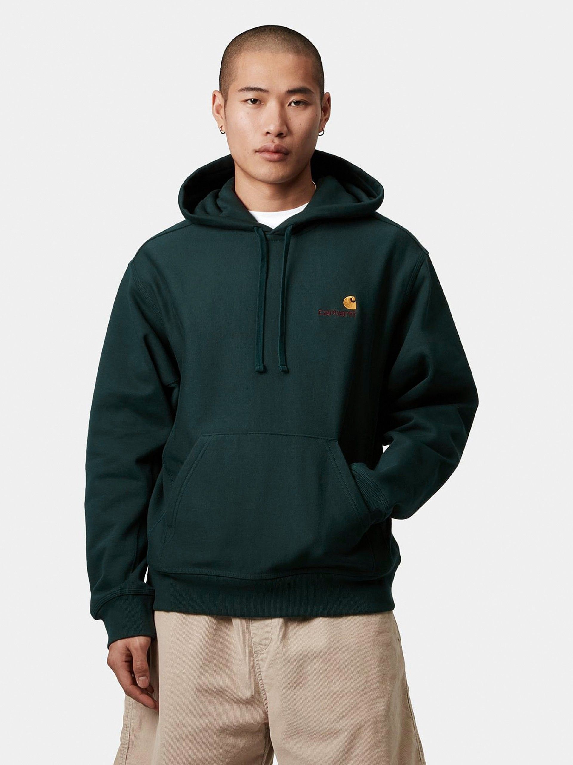 Camisola com Capuz Carhartt WIP American Script Verde