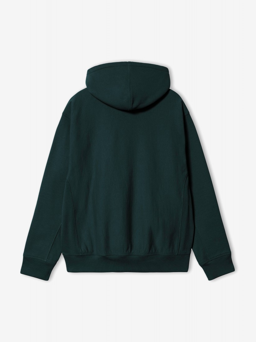 Carhartt WIP American Script Green Hoodie