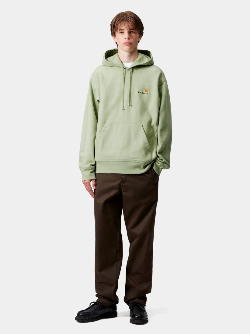 Carhartt WIP American Script Green Hoodie
