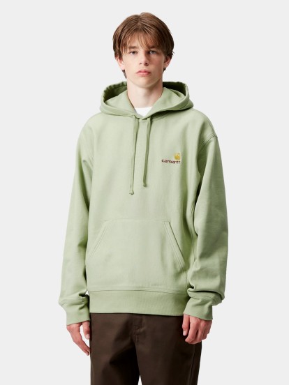 Camisola com Capuz Carhartt WIP American Script Verde