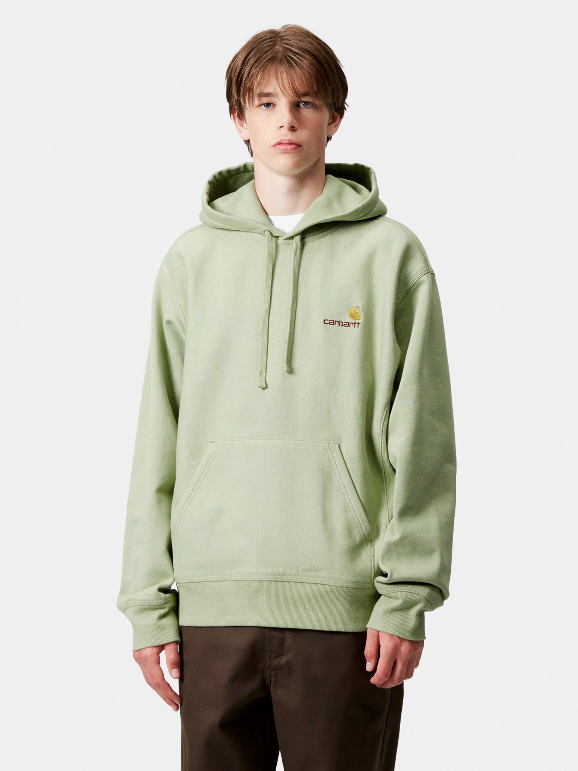 Carhartt WIP American Script Green Hoodie
