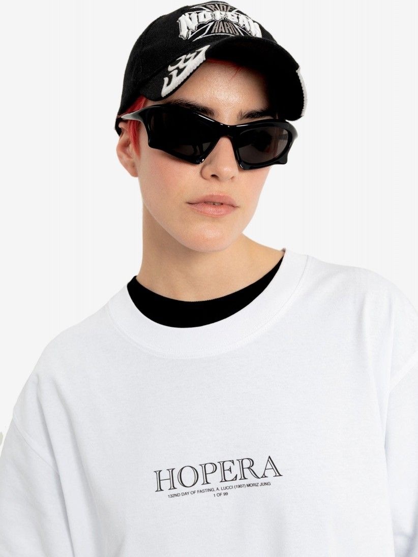 T-shirt Hopera 132nd Day of Fasting, A. Lucci the Famous Hunger Artist by Moriz Jung. (1907) Branca