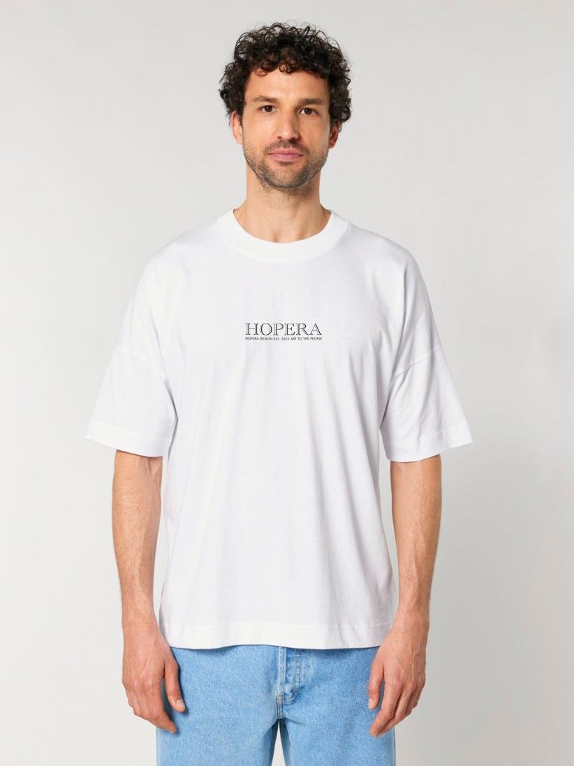 T-shirt Hopera 132nd Day of Fasting, A. Lucci the Famous Hunger Artist by Moriz Jung. (1907) Branca