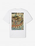 T-shirt Hopera Returning Sails by Utagawa Kuniyoshi (1846) Branca