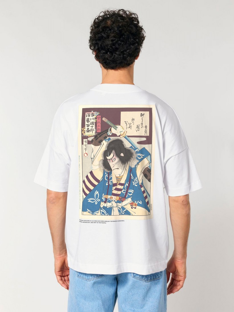 Hopera Ichikawa Danjuro IX Als Soga No Goro by Toyohara Kunichika (1901) White T-shirt