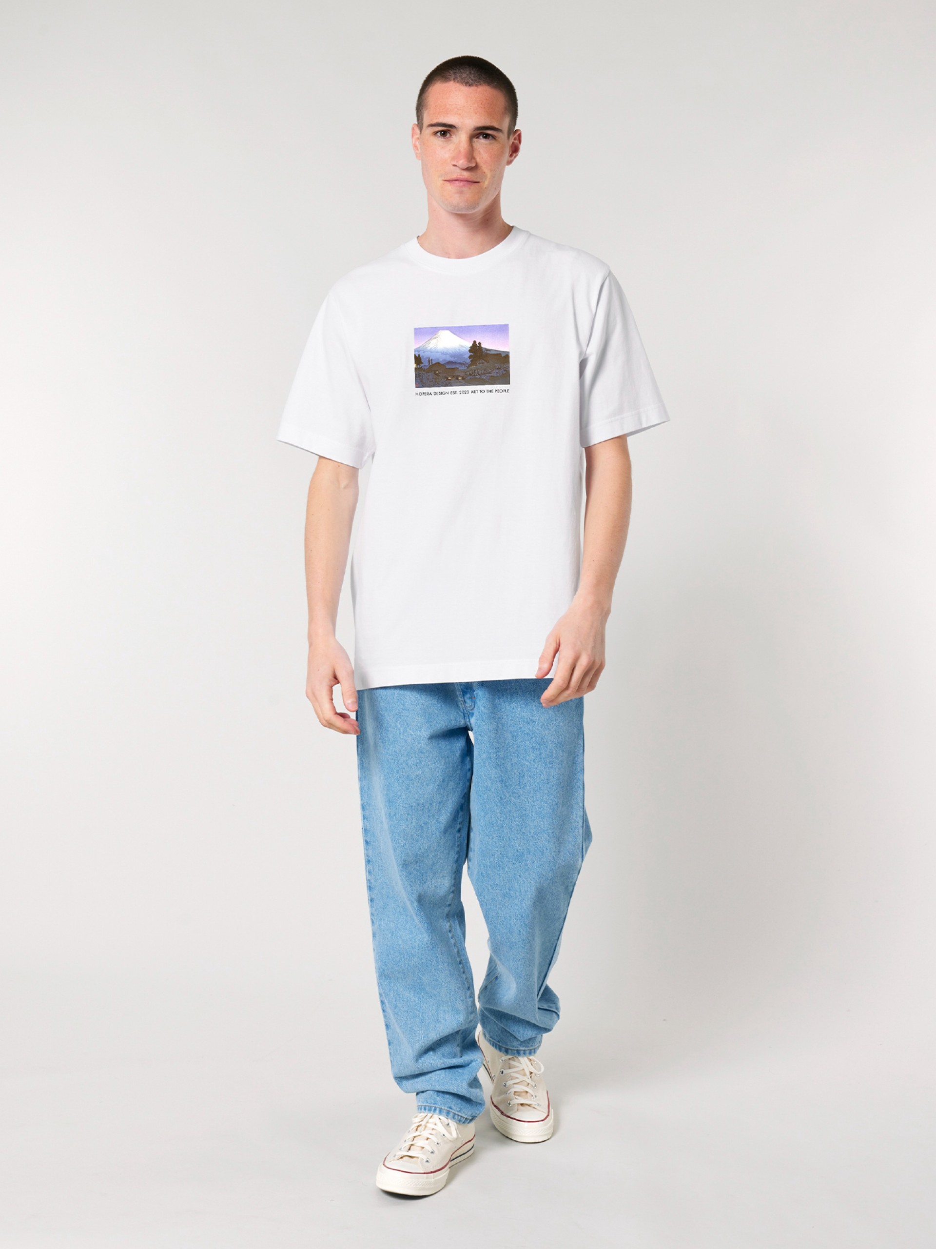 Hopera Mikuho (Fuji) by Hiroaki Takahashi (20th century) White T-shirt