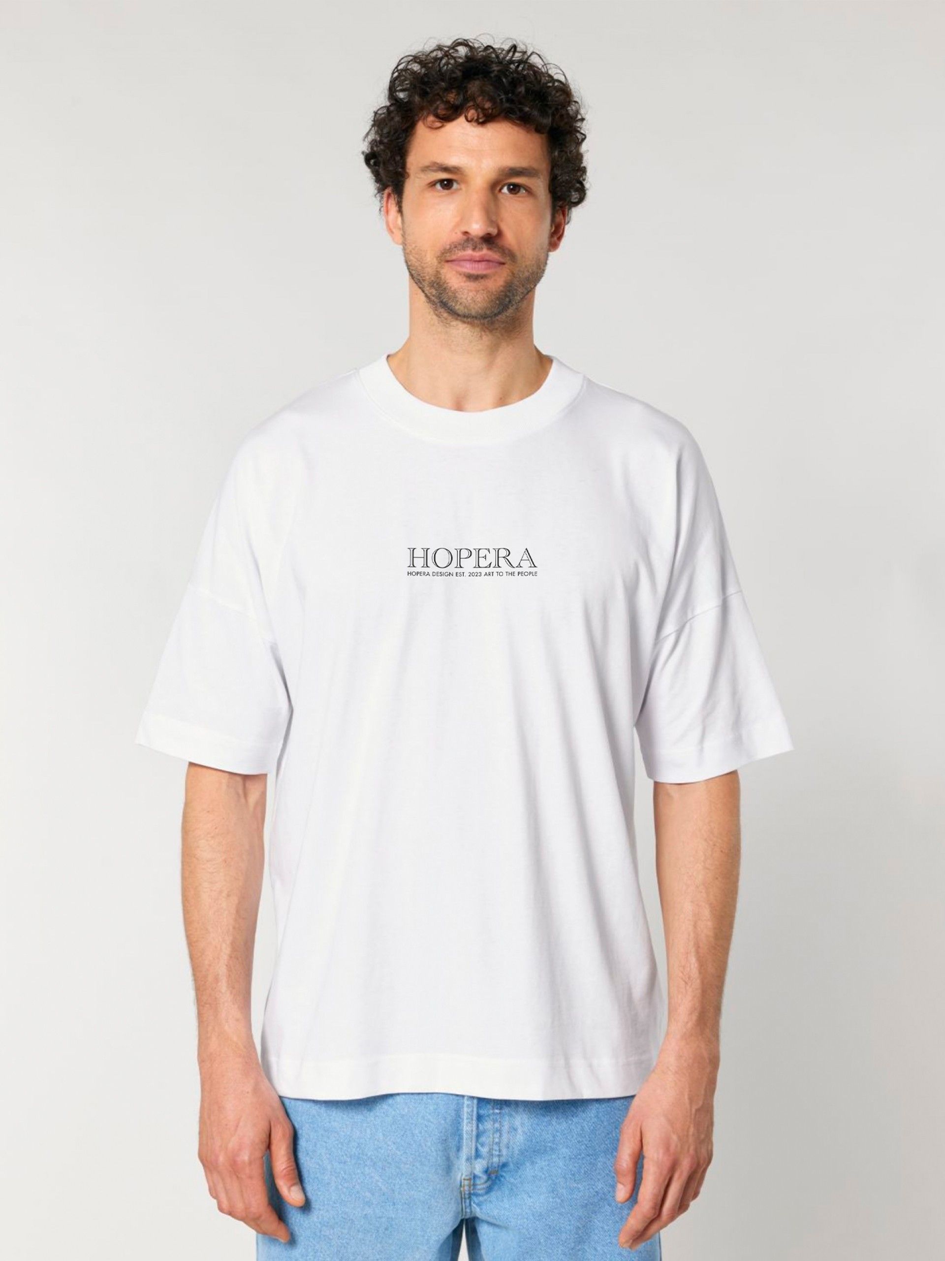 T-shirt Hopera Spirit of a Lion Mask by Toyohara Kunichika (1893-1903) Branca