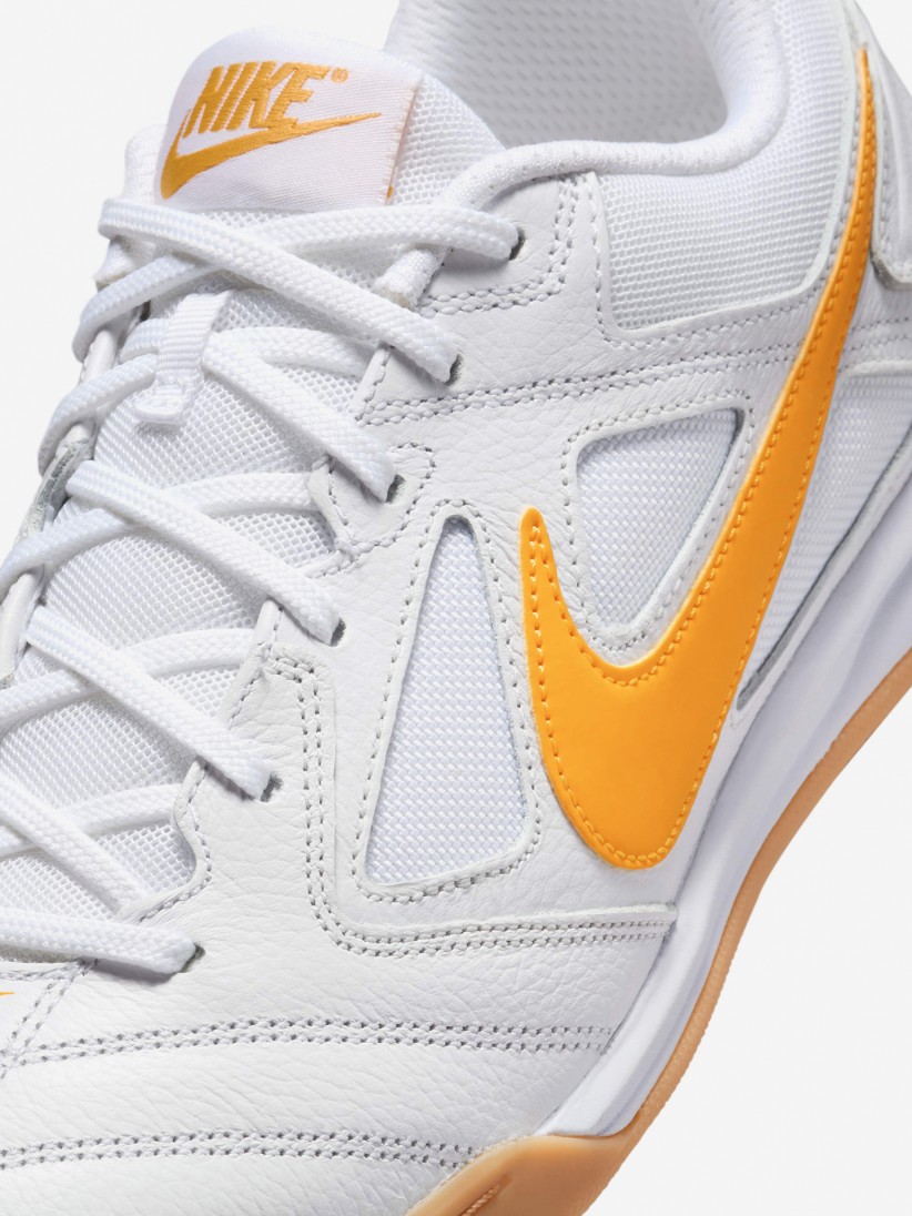 Sapatilhas Nike Gato Brancas e Laranja Jnior