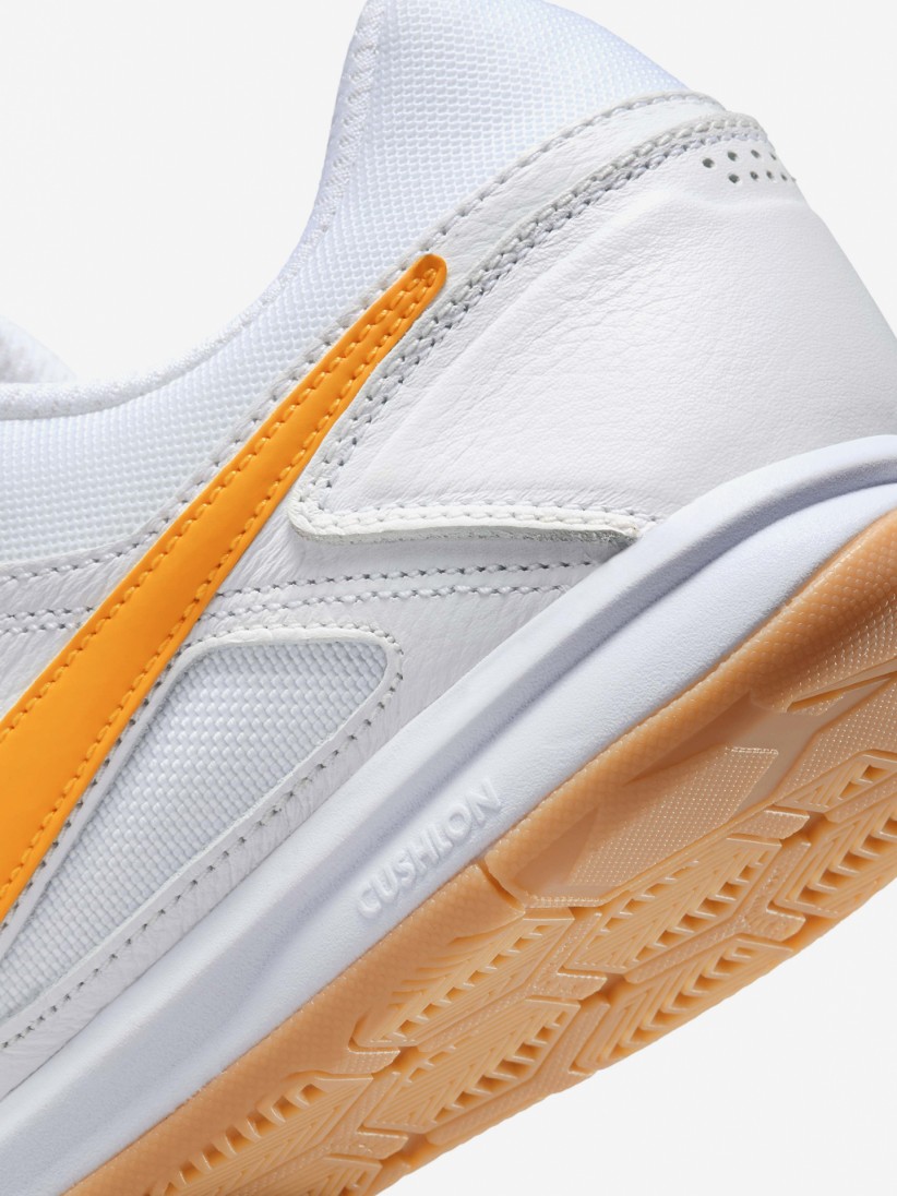 Sapatilhas Nike Gato Brancas e Laranja Jnior