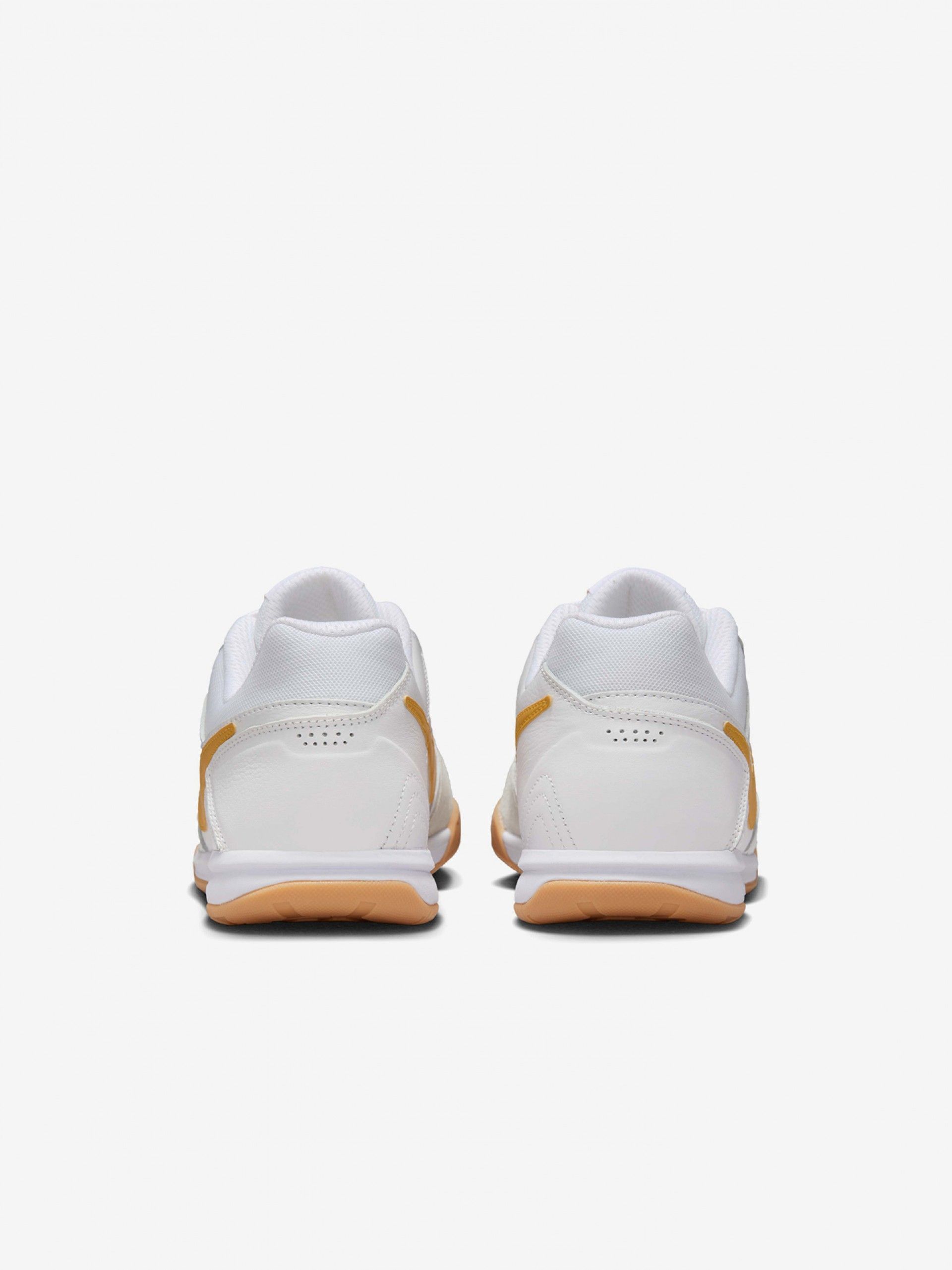 Sapatilhas Nike Gato Brancas e Laranja Júnior