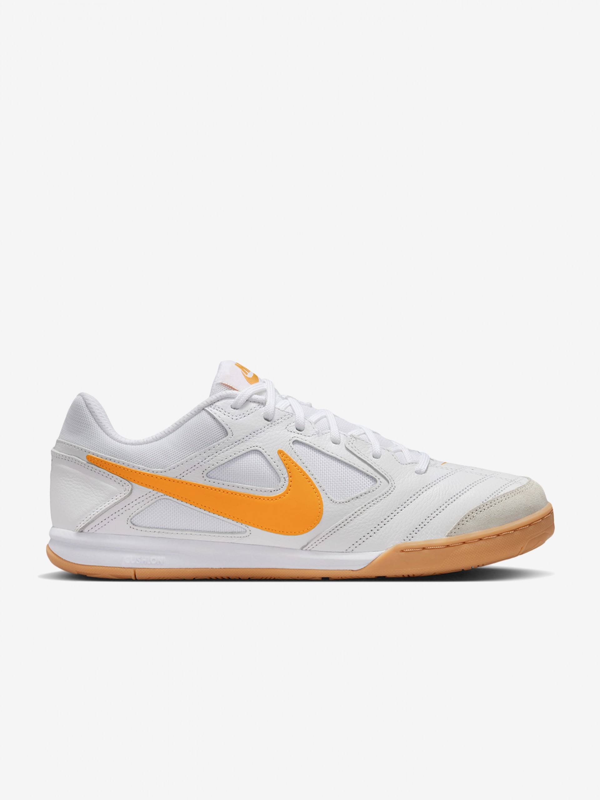 Sapatilhas Nike Gato Brancas e Laranja Júnior