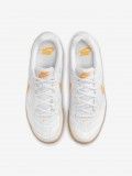 Sapatilhas Nike Gato Brancas e Laranja Jnior