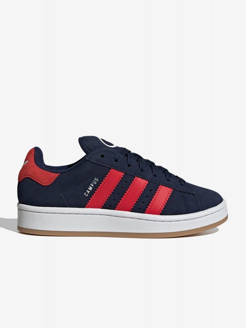 Sapatilhas Adidas Campus 00s J Azuis e Vermelhas