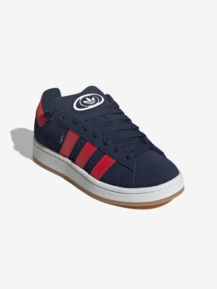 Sapatilhas Adidas Campus 00s J Azuis e Vermelhas