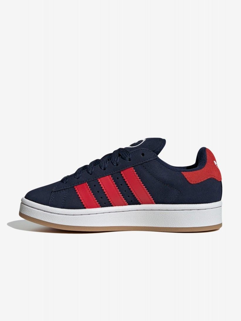 Sapatilhas Adidas Campus 00s J Azuis e Vermelhas