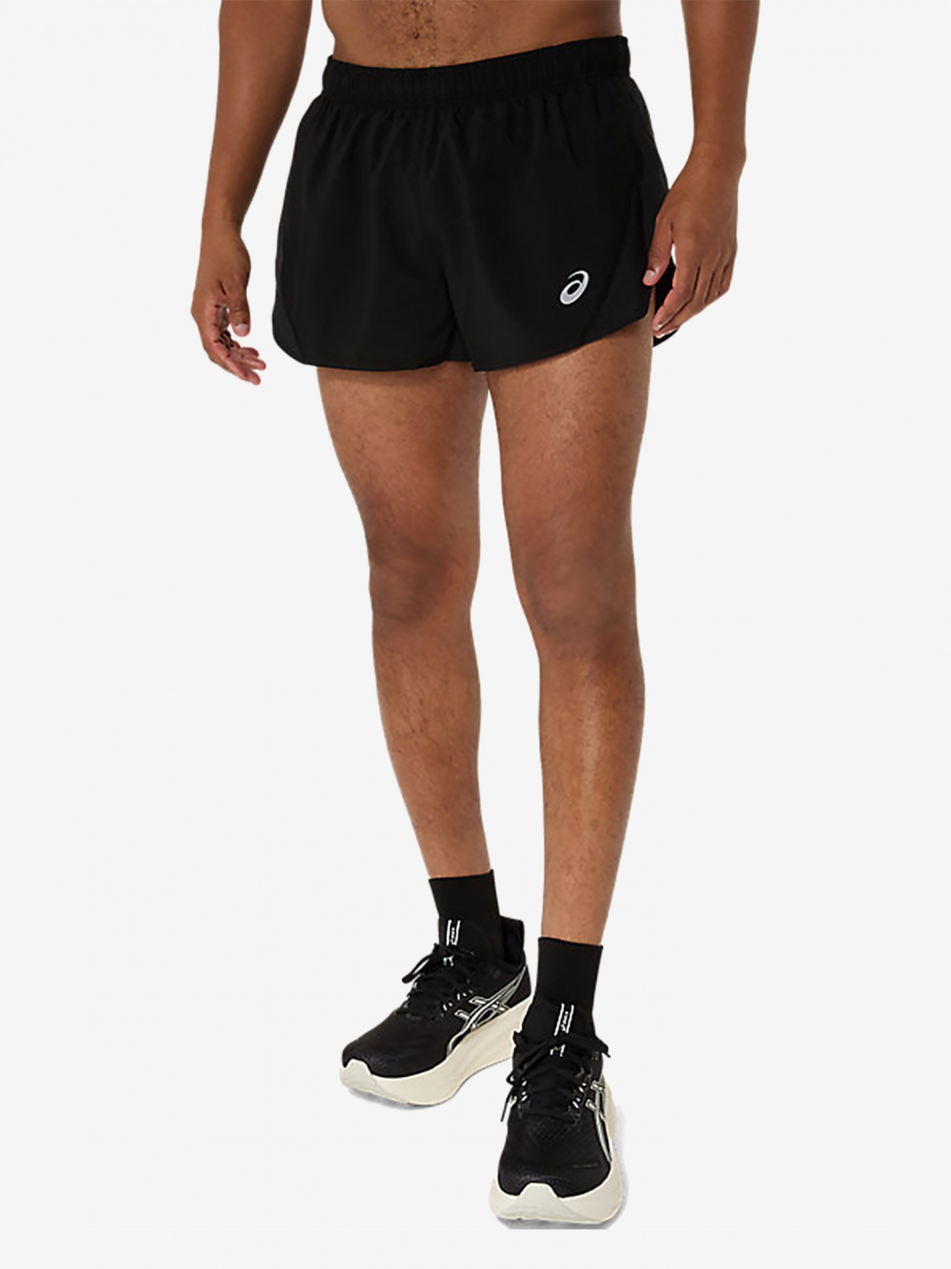 Calções de Running Asics Core Split Pretos