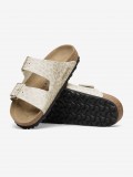 Birkenstock Arizona Synthetic Beige Slides