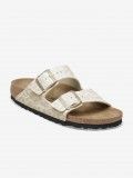 Birkenstock Arizona Synthetic Beige Slides