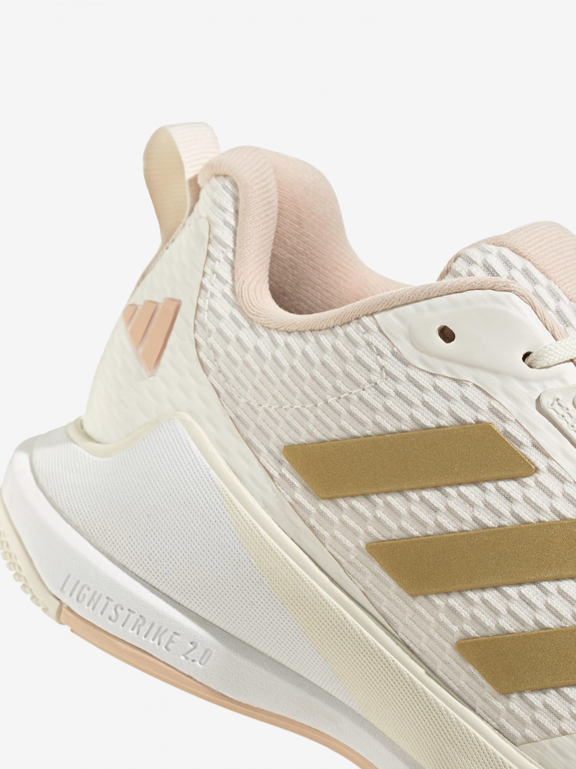 Sapatilhas Adidas Novaflight 2 Padel W Bege e Douradas