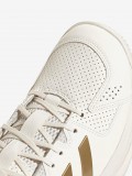 Zapatillas Adidas Court Flight Padel W Beige y Doradas