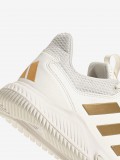 Zapatillas Adidas Court Flight Padel W Beige y Doradas