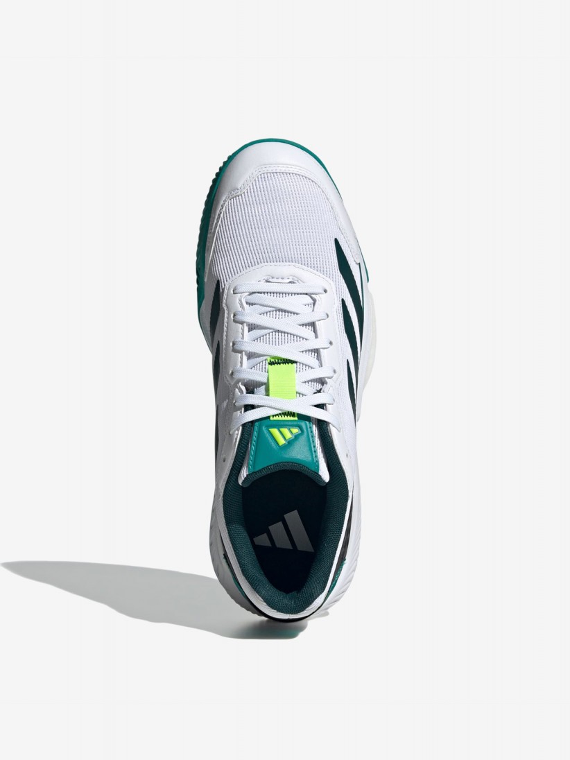 Sapatilhas Adidas Courtquick Padel M Brancas e Verdes
