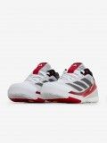 Sapatilhas Adidas Boost Crazyquick Padel M Brancas e Vermelhas