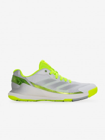 Adidas Lightstrike Crazyquick Padel W Grey and Green Trainers
