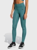 Adidas Optime Essentials Stash Pocket Full-Length Green Training Leggings