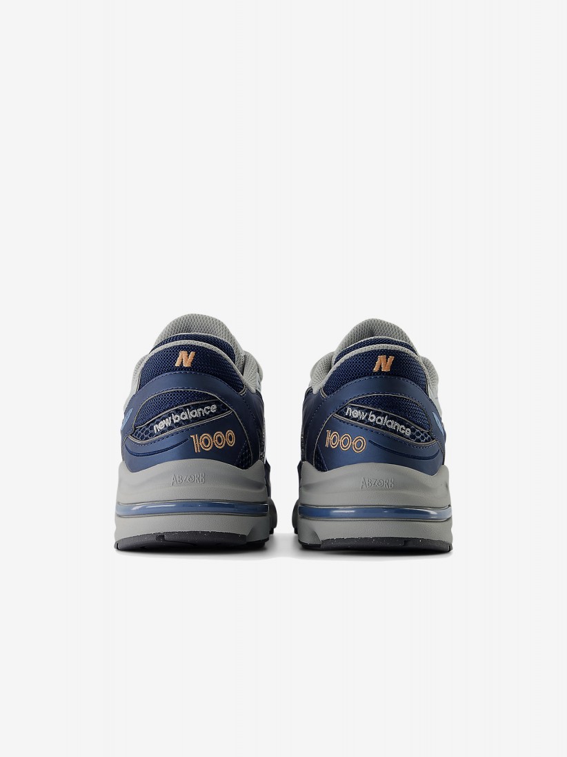 New Balance M1000 V1 Blue and Grey Sneakers