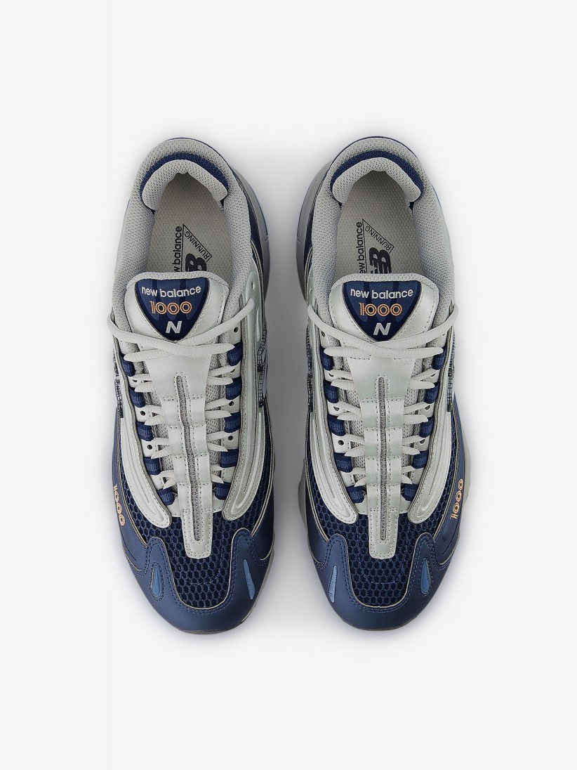 New Balance M1000 V1 Blue and Grey Sneakers