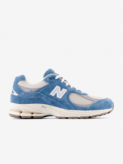 New Balance 2002 Blue and Beige Sneakers
