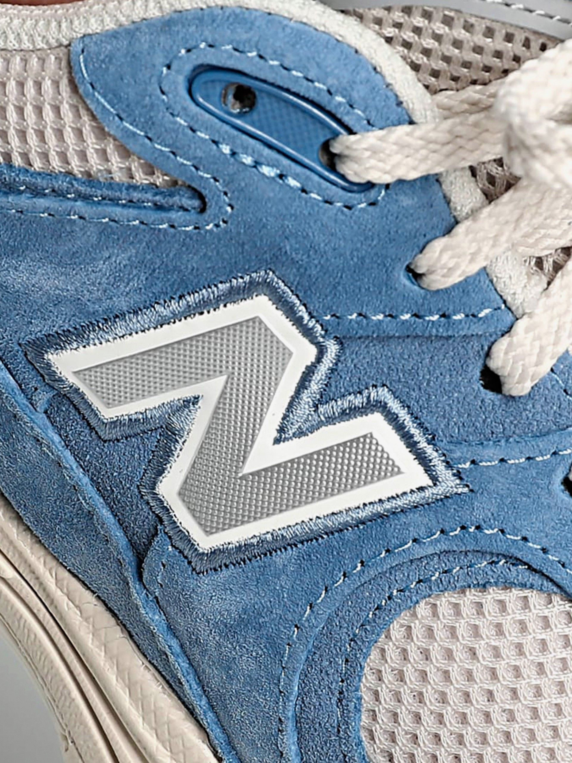 New Balance 2002 Blue and Beige Sneakers