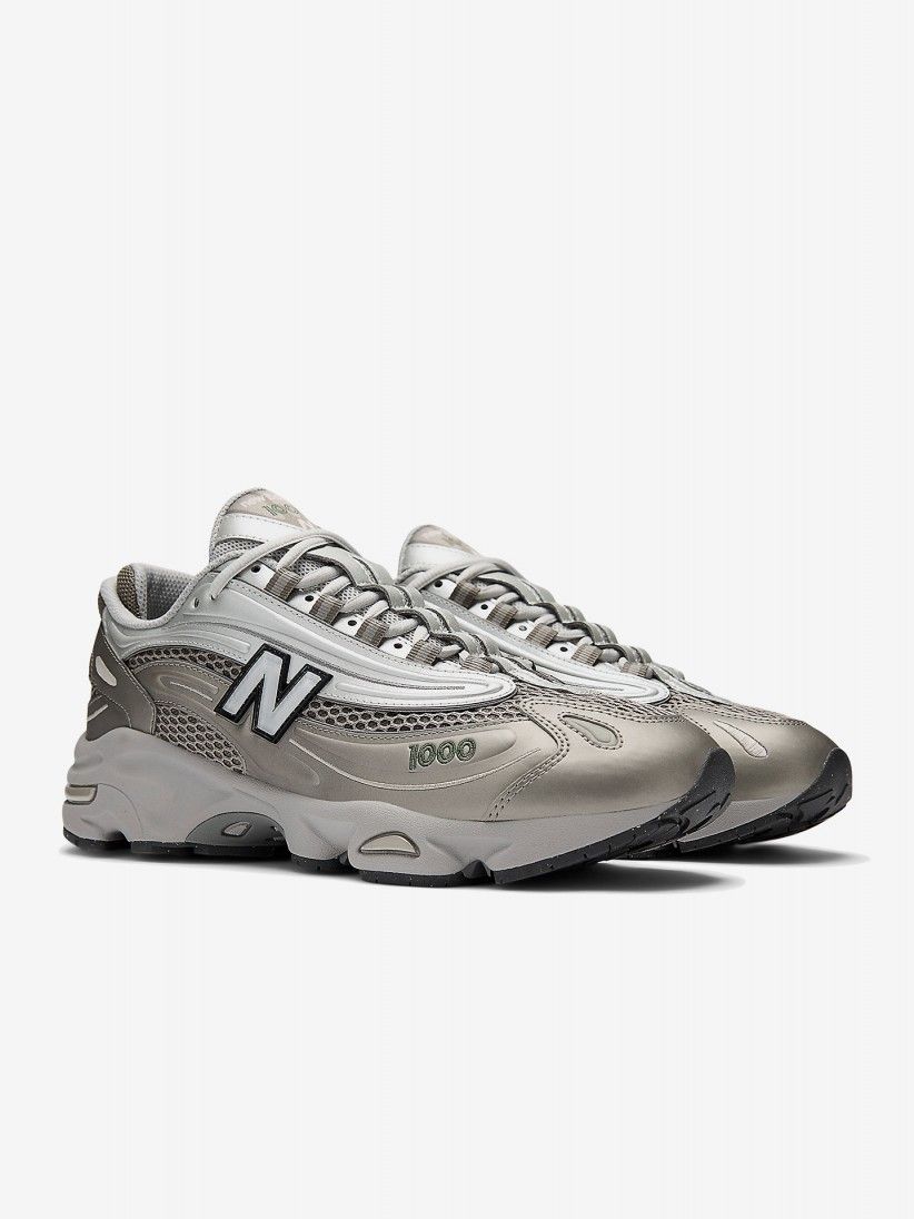 New Balance M1000 V1 Brown and Silver Sneakers