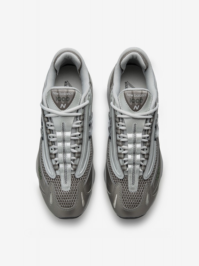 New Balance M1000 V1 Brown and Silver Sneakers