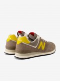Zapatillas New Balance U574 V2 Marrones y Amarillas